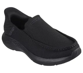 Skechers Men's Parson Ralven Slip Ons- Black